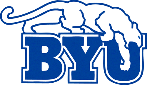Brigham Young Cougars 1969-1998 Primary Logo iron on transfers for T-shirts